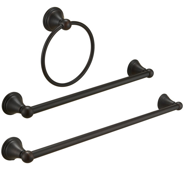 VIBRANTBATH 3 Piece Bathroom Hardware Set Wayfair